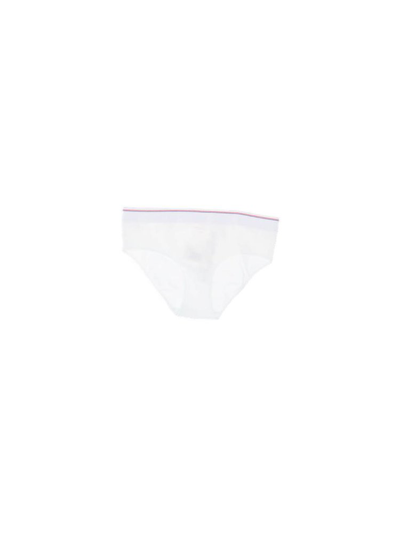 Shop Alexander Wang Logo Band Embroidered Briefs In White