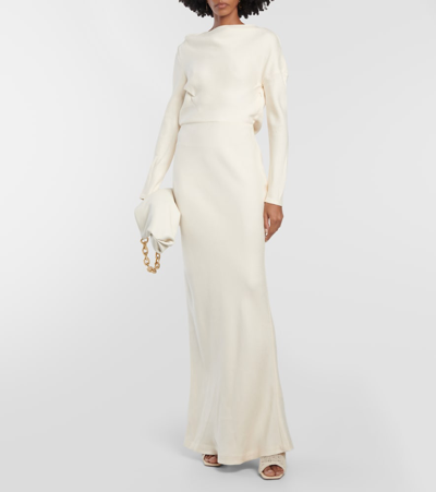 Shop Co Crêpe Gown In White