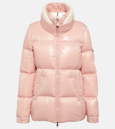 Shop Moncler Vistule Down Jacket In Pink