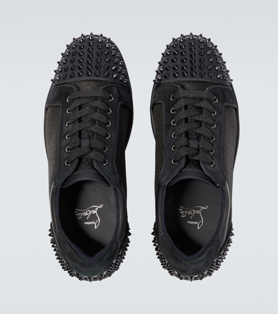 Shop Christian Louboutin Seavaste 2 Orlato Sneakers In Black