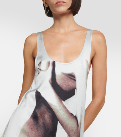 Y/project Printed Maxi Dress In Multicoloured