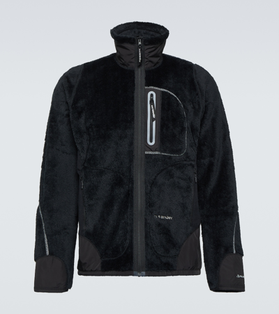 Shop And Wander High Loft Fleece Jacket In Black