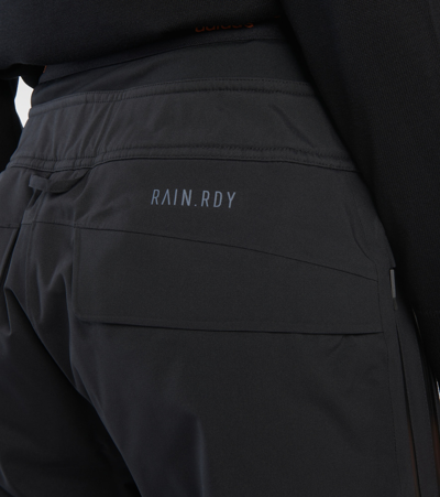 Adidas By Stella Mccartney X Terrex Logo-embroidered Straight-leg Trousers In Black