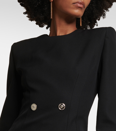 精裁羊毛迷你连衣裙