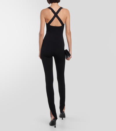 Shop Galvan Diana Jumpsuit In Black