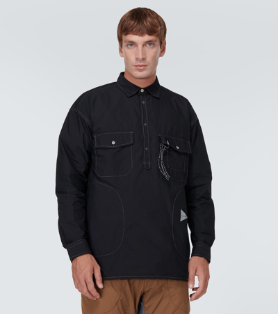 Shop And Wander Cordura® Typewriter Overshirt In Black