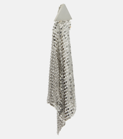 Rabanne Xl Mesh Single Earring In Silver