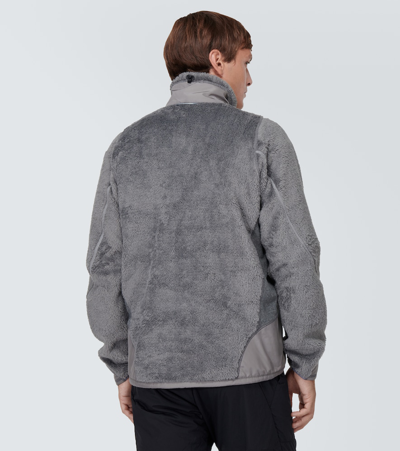 Shop And Wander High Loft Fleece Jacket In Grey