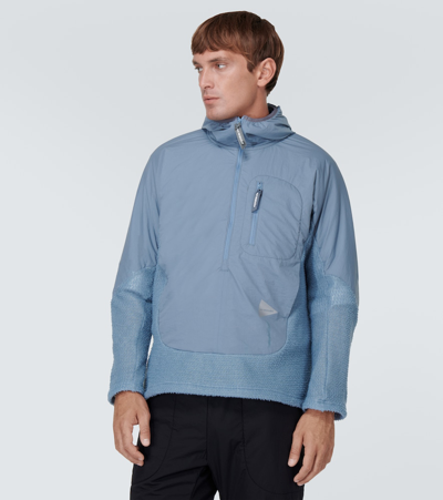 Shop And Wander Technical Hoodie In Blue