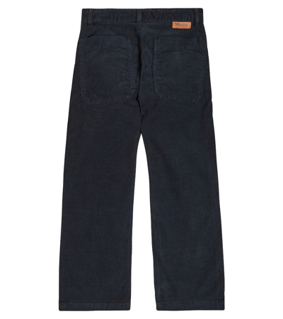 Bonpoint Malone Cotton Corduroy Pants In Blue