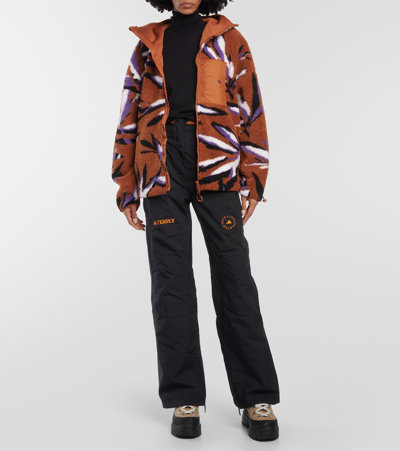 Shop Adidas By Stella Mccartney Hooded Jacket In Multicoloured