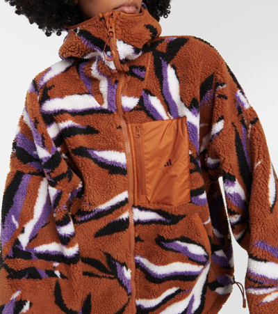 Shop Adidas By Stella Mccartney Hooded Jacket In Multicoloured