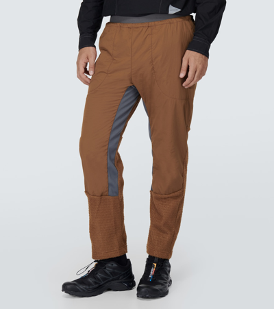 Shop And Wander Alpha Direct Technical Straight Pants In Beige