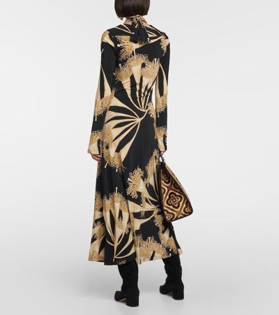 Johanna Ortiz This Is Your Moment Midi Dress In Black