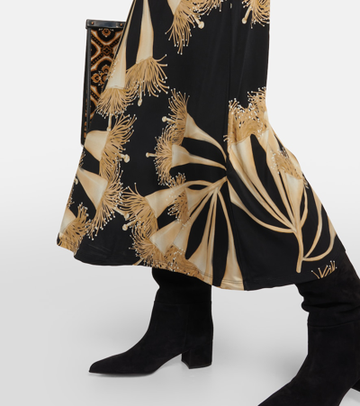 Johanna Ortiz This Is Your Moment Midi Dress In Black