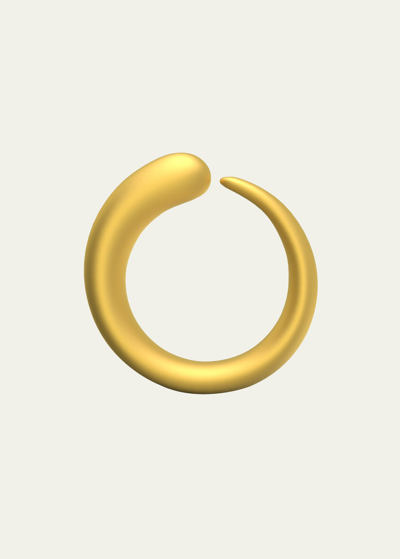 Shop Khiry Khartoum Stacking Ring In Nude Matte 18k Gold Vermeil In Yg