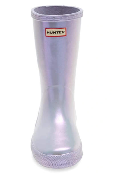 Shop Hunter First Classic Nebula Waterproof Rain Boot In Pulpit Purple
