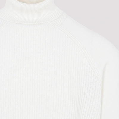 Shop Brunello Cucinelli Cashmere Sweater In Nude &amp; Neutrals