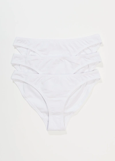 Shop Afends Hemp Bikini Briefs 3 Pack In White