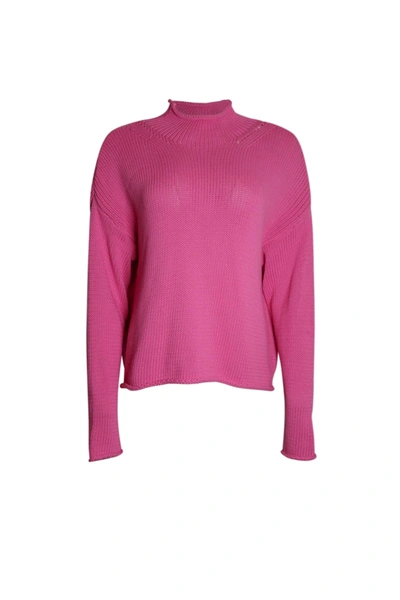 Shop Altu Roll Neck Sweater In Bubblegum