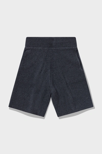 Shop Altu Knit Shorts In Graphite