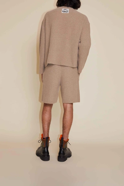 Shop Altu Sweater With Slit In Sandstorm