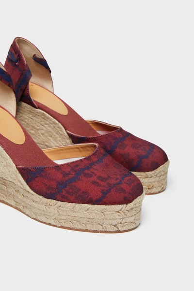 Shop Altuzarra 'carina' Wedges In Spiced Pink