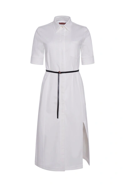 Shop Altuzarra 'kieran' Dress In Optic White