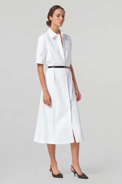 Shop Altuzarra 'kieran' Dress In Optic White