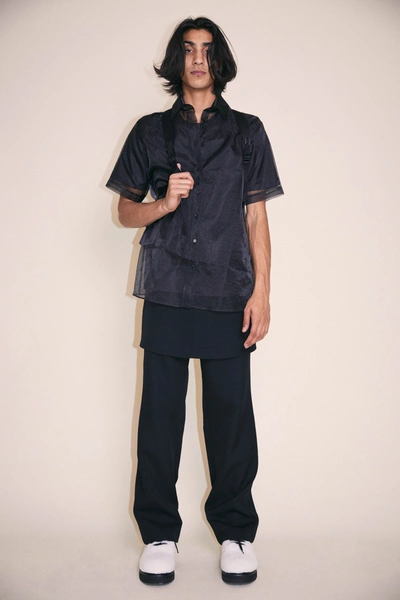 Shop Altu Button Up With T-shirt In Black