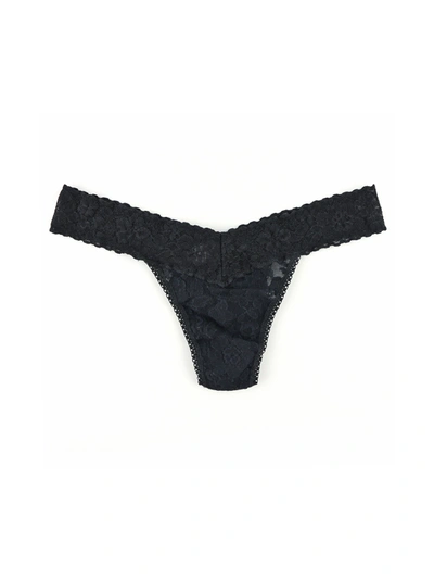Shop Hanky Panky Daily Lace™ Petite Low Rise Thong In Black