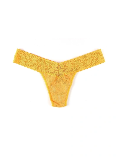 Shop Hanky Panky Signature Lace Low Rise Thong In Multicolor