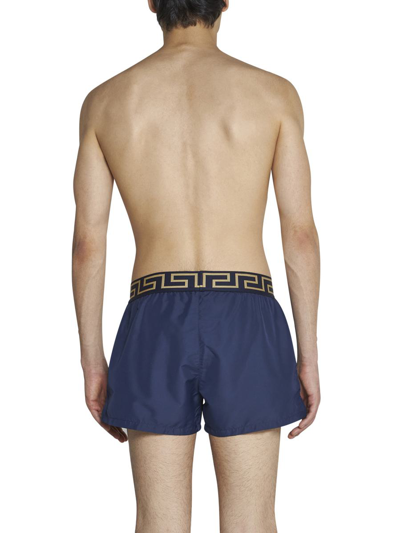 Shop Versace Underwear Sea Clothing In Blu Oro