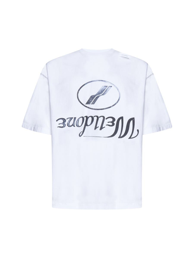 Shop We11 Done We11done T-shirts And Polos In White
