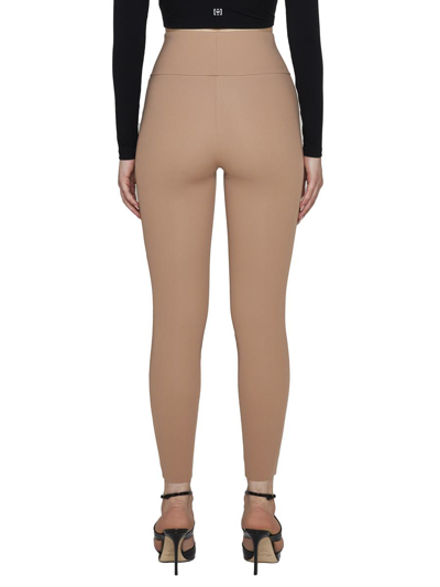 Shop Wolford Trousers In Beige