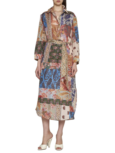 Shop Zimmermann Dresses In Patch Paisley
