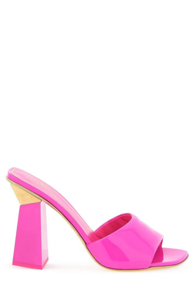 Shop Valentino Garavani Hype One Stud Heeled Sandals In Pink