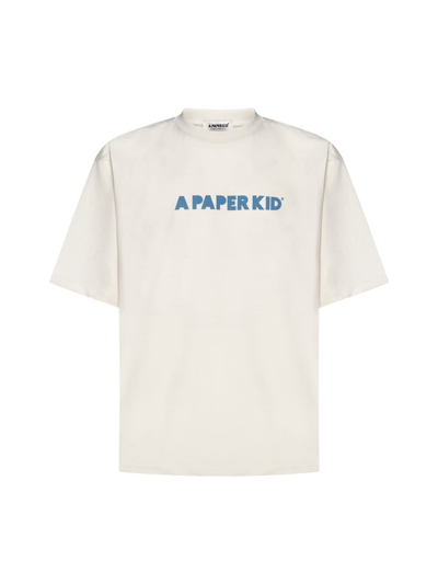 Shop A Paper Kid T-shirts And Polos In White