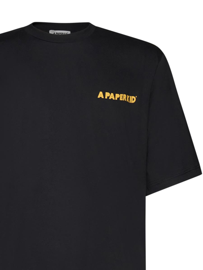 Shop A Paper Kid T-shirts And Polos In Black