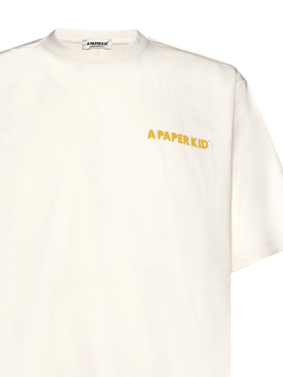 Shop A Paper Kid T-shirts And Polos In White