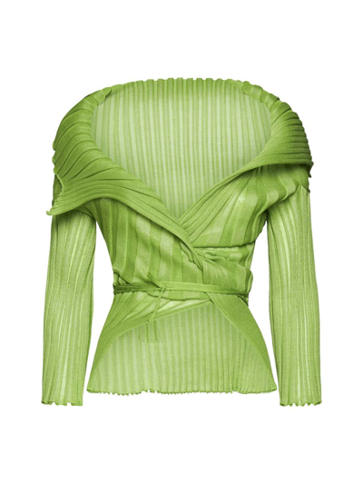Shop A. Roege Hove Sweaters In Apple Green