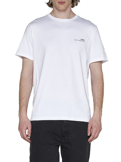 Shop Apc A.p.c. T-shirts And Polos In White
