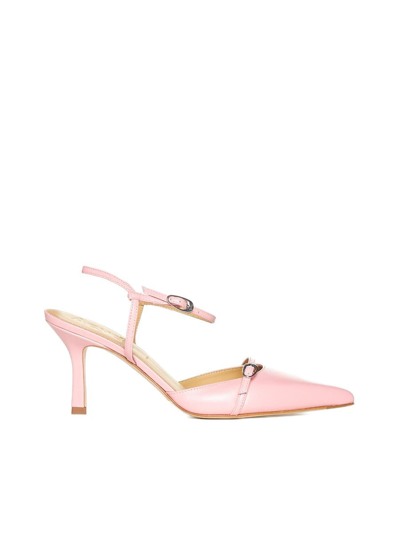 Shop Aeyde Sandals In Pink