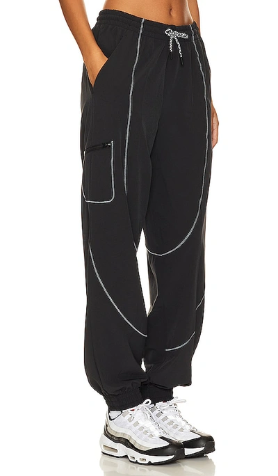 Shop Jordan Tunnel Pants In Black & Stealth