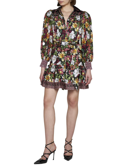 Shop Alice And Olivia Alice + Olivia Dresses In Juniper Floral Black