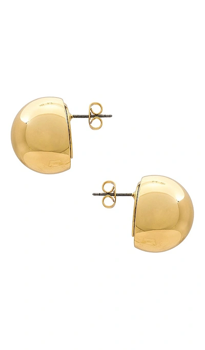 Shop Shashi Paloma Stud Earrings In Gold