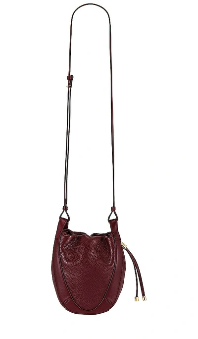 Shop Ulla Johnson Lee Pouch In Mahogany