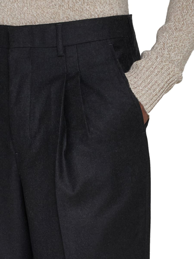 Shop Ami Alexandre Mattiussi Ami Paris Trousers In Grey