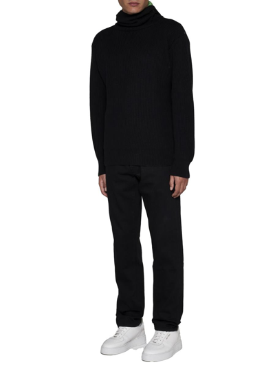 Shop Aries Sweaters In Black