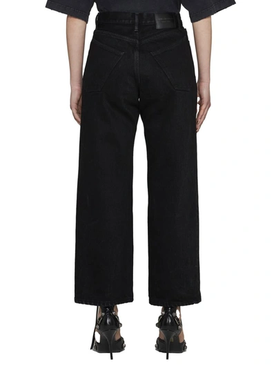 Shop Balenciaga Jeans In Pitch Black